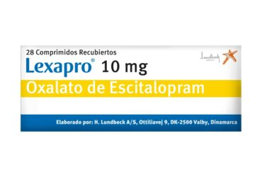 Lexapro Escitalopram 10 mg Caja x 28 Tabletas