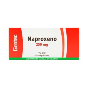 NAPROXENO 250 MG 10 CAPSULAS GF