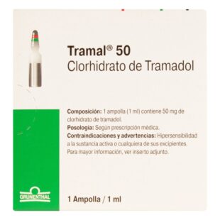 TRAMAL 50 MG/1 ML X 1 AMPOLLA