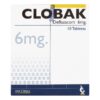 CLOBAK 6 MG 10 TABLETAS