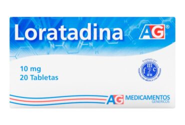 LORATADINA 10 MG 20 TABLETAS AG
