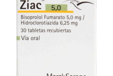 ZIAC 5 MG 30 TABLETAS (3%+) (A)(PAE)