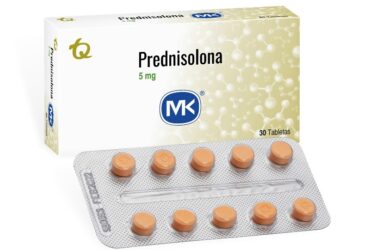 PREDNISOLONA 5 MG 30 TABLETAS MK