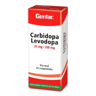 LEVODOPA+CARBIDOPA 30 TABLETAS GF