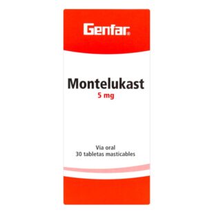 MONTELUKAST 5 MG 30 TABLETAS GF