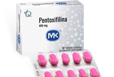 PENTOXIFILINA LP 400 MG 30 TABLETAS MK