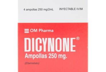 Dicynone Etamsilato 250 mg/2 ml Caja x 4 Ampollas