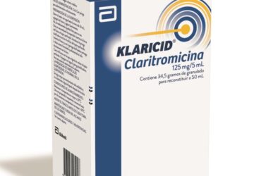 Klaricid Claritromicina Suspensión Pediátrica 125 mg 50 ml