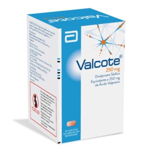 Valcote Valproato Sodio 250 mg Caja x 30 Tabletas
