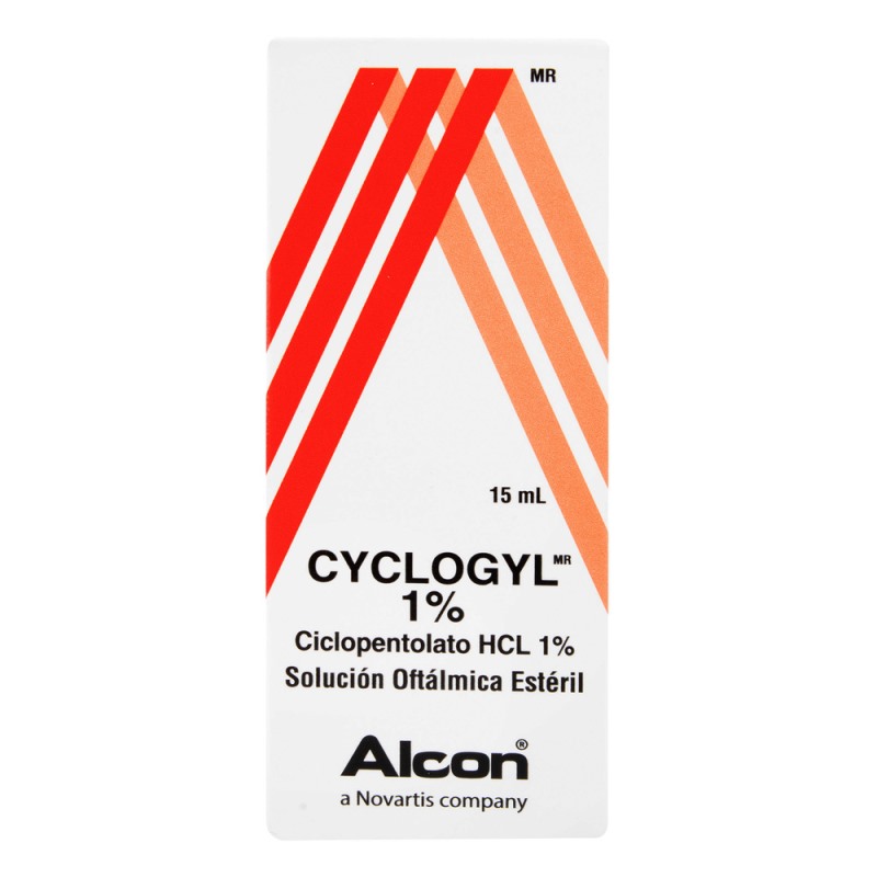 Cyclogyl Ciclopentolato 1% Solución Oftálmica 15 ml