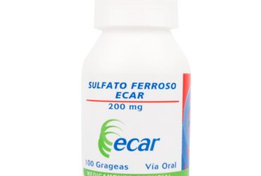 SULFATO FERROSO 200 MG 100 GRAGEAS EC