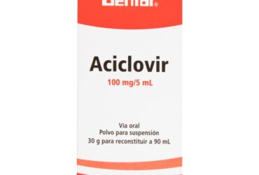 ACICLOVIR 100 MG SUSPENSION 90 ML GF