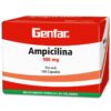 AMPICILINA 500 MG 100 CAPSULAS GF