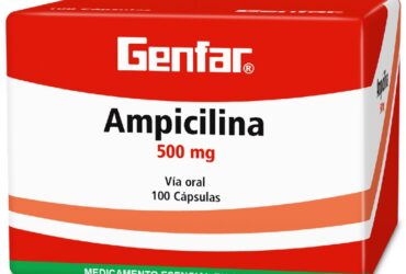 AMPICILINA 500 MG 100 CAPSULAS GF