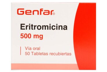 ERITROMICINA 500 MG 50 TABLETAS GF