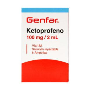 KETOPROFENO 100 MG 6 AMPOLLAS GF