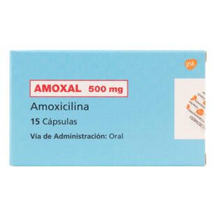 AMOXAL 500 MG 15 CAPSULAS (3%+)