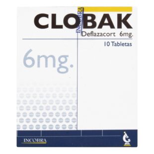 CLOBAK 6 MG 10 TABLETAS