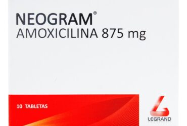 NEOGRAM 875 MG 10 TABLETAS