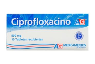 CIPROFLOXACINA 500 MG 10 TABLETAS AG