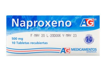 NAPROXENO 500 MG 10 TABLETAS AG