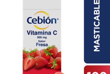 CEBION MASTICABLE FRESA 100 TABLETAS