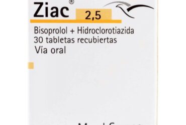 ZIAC 2.5 MG 30 TABLETAS (3%+)(A)