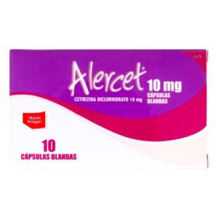 ALERCET 10 MG 10 TABLETAS (3%+)(PAE)