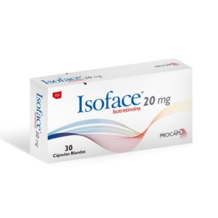 ISOFACE 20 MG 30 CAP (3%+)(A)(PAE)