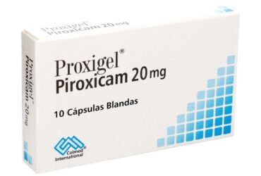 PROXIGEL PIROXICAM 20 MG 10 CAPSULAS