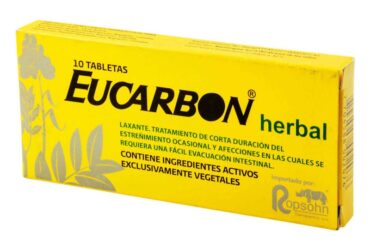 EUCARBON HERBAL 10 TABLETAS