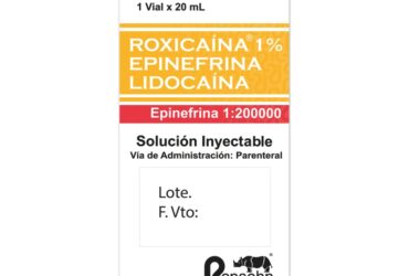 ROXICAINA 1% EPINEFINA 1200 UI 20 ML