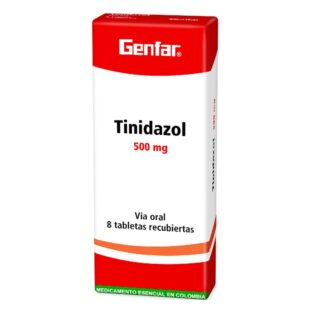 TINIDAZOL 500 MG 8 TABLETAS GF