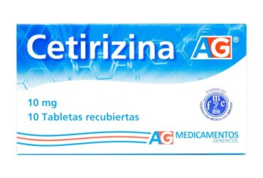 CETIRIZINA 10 MG 10 TABLETAS AG