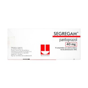 SEGREGAN 40 MG 14 COMPRIMIDOS (A)(PAE)