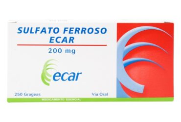 SULFATO FERROSO 200 MG 250 GRAGEAS EC
