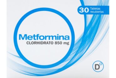 METFORMINA 850 MG 30 TABLETAS PC