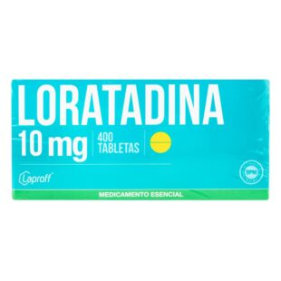 LORATADINA 10 MG 400 TABLETAS LP