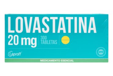 LOVASTATINA 20 MG 300 TABLETAS LP