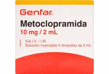 METOCLOPRAMIDA 10 MG 2 ML 5 AMPOLLAS GF