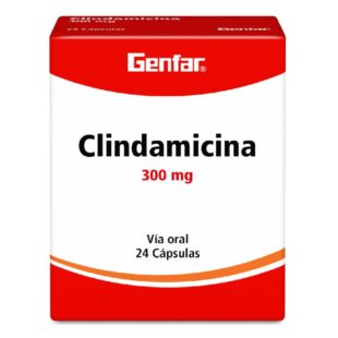 CLINDAMICINA 300 MG 24 CAPSULAS GF