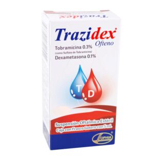TRAZIDEX OFTENO 5 ML