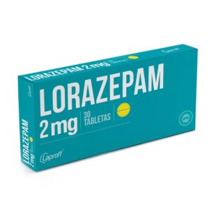 LORAZEPAM 2 MG 30 TABLETAS LP (C)