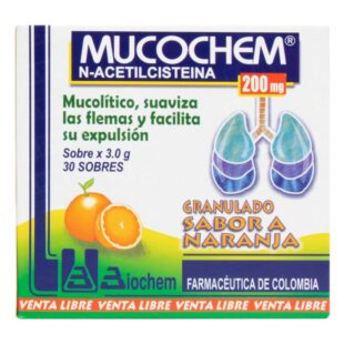 MUCOCHEM 200 MG ADULTOS 30 SOBRES