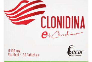 CLONIDINA 0.150 MG 20 TABLETAS EC