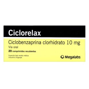 CICLORELAX 10 MG 20 COMPR. (3%+)(PAE)