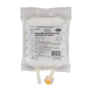 SUERO FISIOLOGICO QUIBI BOLSA 250 ML