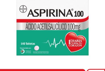 ASPIRINA 100 MG 140 TBS