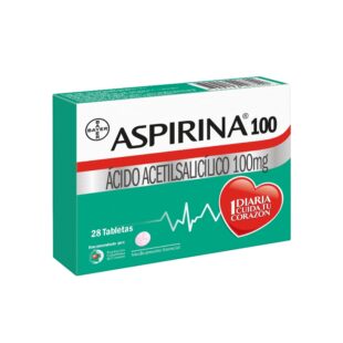 ASPIRINA 100 MG 28 TBS