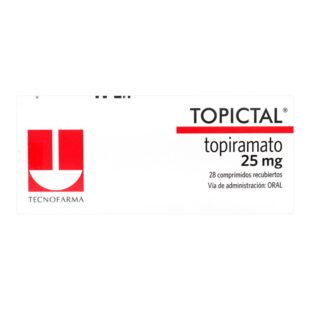 TOPICTAL 25 MG 28 TABLETAS (P)13762(SC)